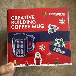 Creative Build-On Brick Coffee Mug – Compatible with Major Brick‎ Sets - 12oz